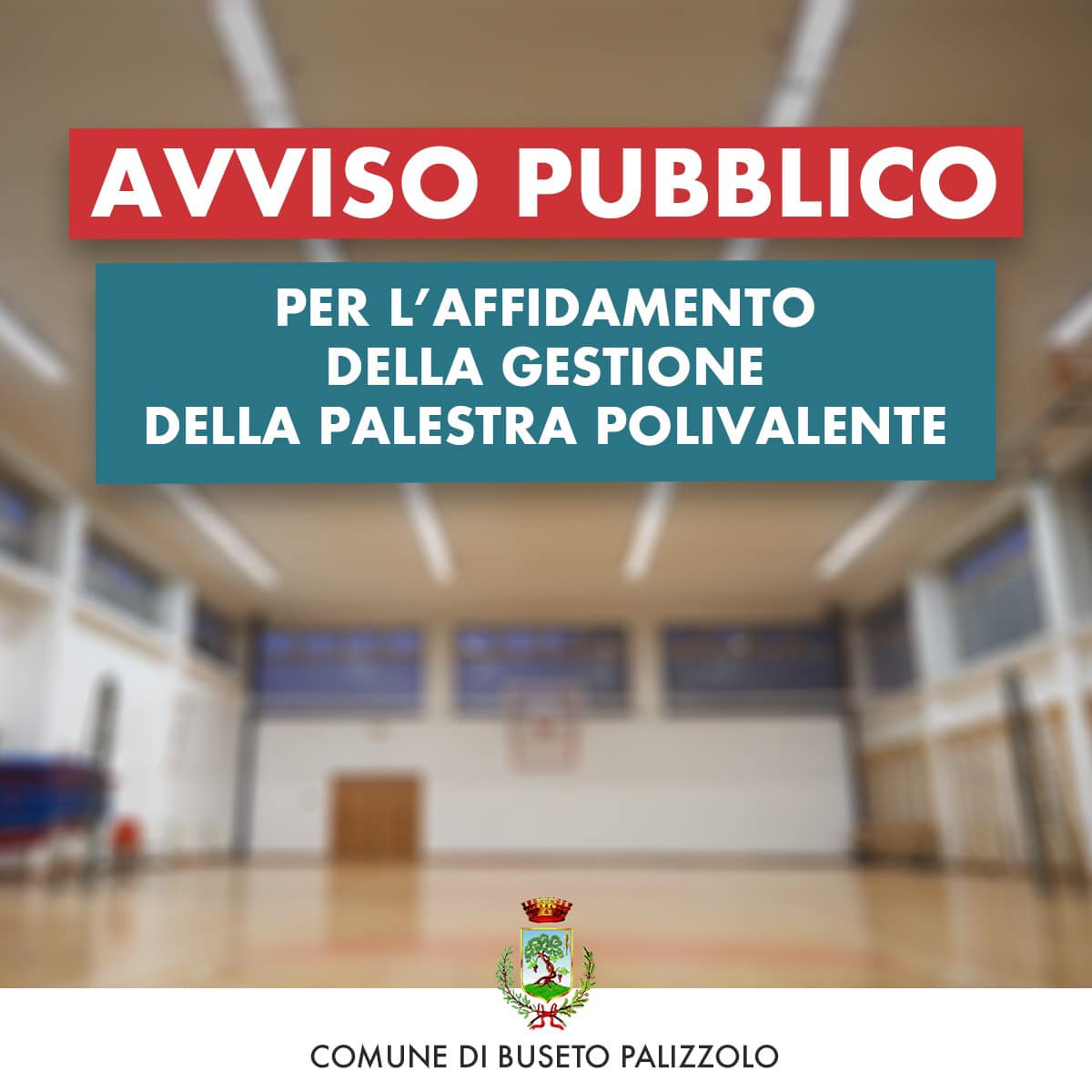 VERBALE DELLA COMMISSIONE GIUDICATRICE PER ESAMINARE LE ISTANZE DI PARTECIPAZIONE ALL’AVVISO PUBBLICO PER L’AFFIDAMENTO DELL’UTILIZZO e DELLA GESTIONE DELL’IMPIANTO SPORTIVO  “PALESTRA POLIVALENTE” SITO IN BUSETO PALIZZOLO